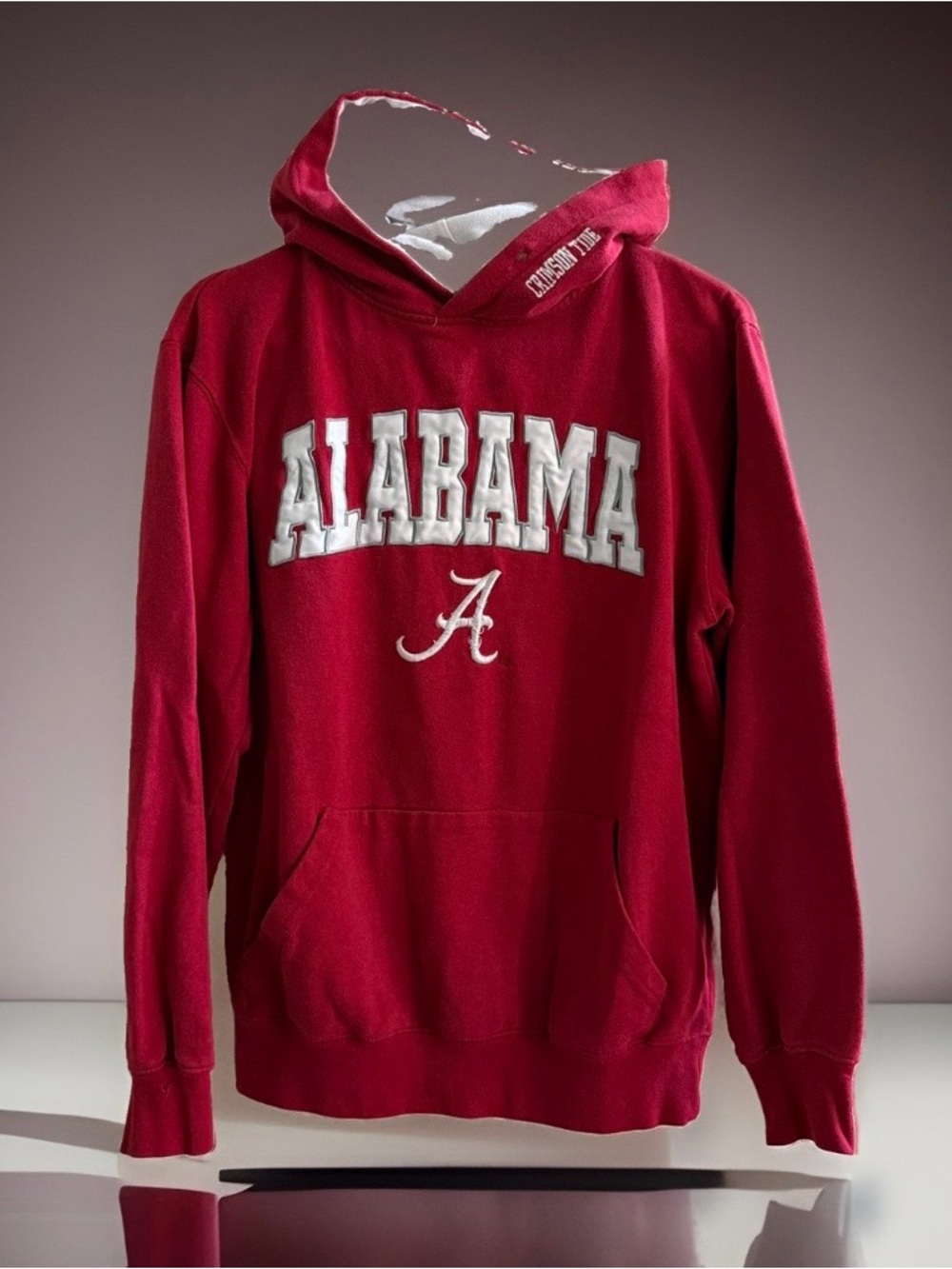 Alabama Crimson Tide Hoodie Men S Colosseum Red Pullover Embroidered Logo
